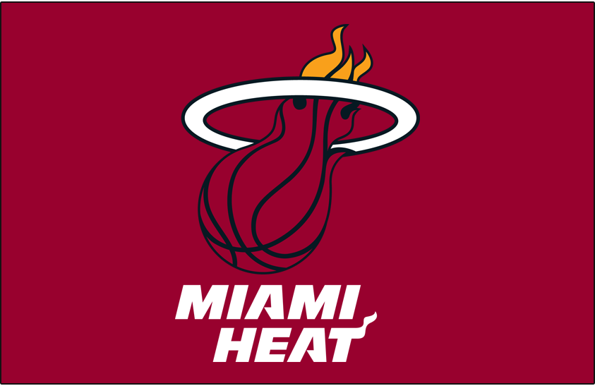 Miami Heat 1999-Pres Primary Dark Logo fabric transfer